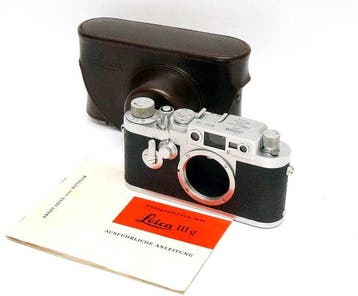 Leica IIIg Set BIJNA NIEUWSTAAT Analoge camera