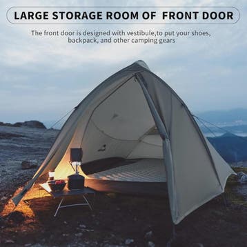 Naturehike Cloud Up Pro Tent 2 Persoons - Ultralicht, Waterd, Verzenden, Nieuw