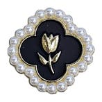 Fako Bijoux - Magnetische Mini Broche - Klaver Met Tulp, Verzenden, Nieuw