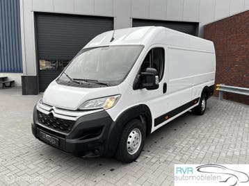 Zakelijke lease - Citroën Jumper bestel 2.2 BlueHDi 140, Stof, Gebruikt, Zwart, Wit