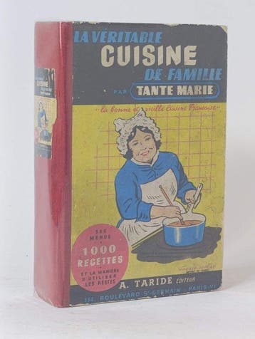 Tante Marie - La véritable cuisine de famille - 1956, Antiek en Kunst, Antiek | Boeken en Bijbels