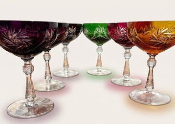 Drinkservies voor 6 (6) - Kristal