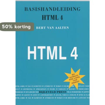 HTML 4 Basishandleiding - B. van Aalten 9789055481514, Verzenden, Gelezen, B. van Aalten