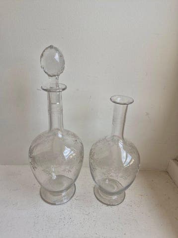Baccarat - Karaf (2) - Sévigné - Kristal, Antiek en Kunst
