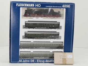 Schaal H0 Fleischmann NEW OLD STOCK COMPLETE SET 4896 50..., Gelijkstroom, Fleischmann, Overige typen, Nieuw