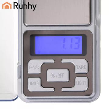 Ruhhy Compacte zakweegschaal 200 g met 0,01 g nauwkeurigh..., Ophalen of Verzenden, Nieuw
