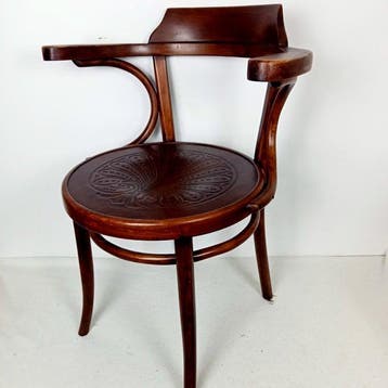 Thonet - Stoel - Armstoel / bureaustoel nr. 233 - Beuken