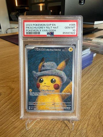 Pokémon - 1 Graded card - Pikachu with Grey Felt Hat #085 -, Nieuw