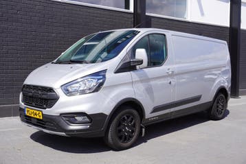 Ford Transit Custom 2.0 TDCI 130PK Trail L2 EURO 6, Gebruikt, Leder, Ford, Zilver of Grijs