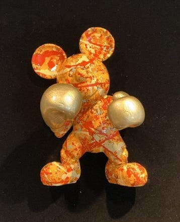 Brother X (XX-XXI) - Framed Boxing Mickey, Antiek en Kunst, Kunst | Designobjecten