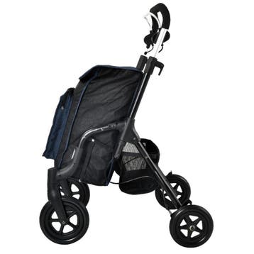 MultiMotion Rollator Shopper Boodschappenrollator - denim/zw, Ophalen of Verzenden, Nieuw