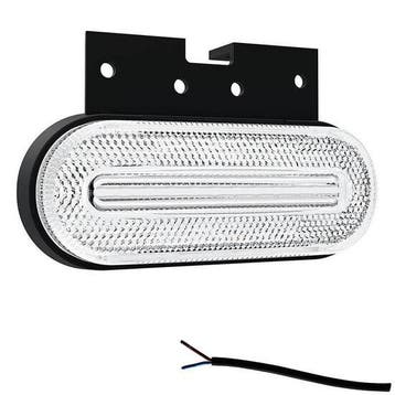 LED markeerverlichting wit  | 12-24v |  50cm. kabel, Verzenden, Nieuw