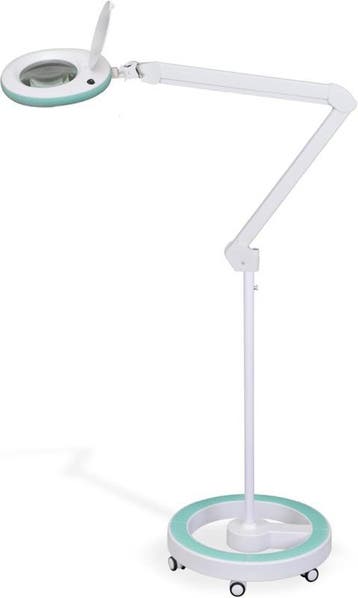 Loeplamp-127mm LENS- 8 dioptrie-60LED-Statief, Ophalen of Verzenden, Nieuw, Loeplamp