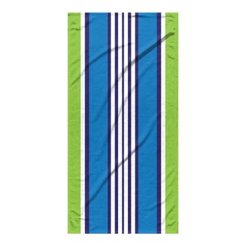 Strandlaken Nautical Stripes 75x150 cm, Verzenden, Nieuw