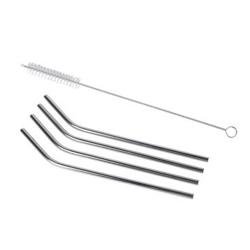 Benson Herbruikbare RVS rietjes - 21 cm - Afwasbaar - 4 s..., Ophalen of Verzenden, Nieuw