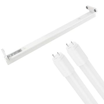 LED TL Armatuur met T8 Buis - Aigi Dybolo - 60cm Dubbel -, Ophalen of Verzenden, Nieuw, Overige fittingen