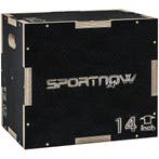 Plyo-Box/Springdoos, Robuust, 40,5 X 35,5 X 30,5 Cm, Zwart,, Verzenden, Nieuw