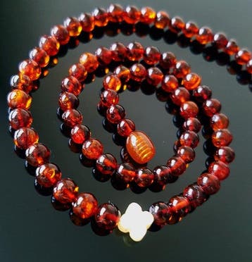 Amber Zeldzame Baltische Amber Ketting voor Vrouwen en