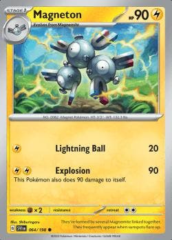 Magneton 064/198 reverse holo Scarlet en Violet, Hobby en Vrije tijd, Verzamelkaartspellen | Pokémon, Ophalen of Verzenden, Nieuw