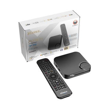 Xsarius Pure 4+ Plus 4K Android IPTV Box - BT remote, Ophalen of Verzenden, Nieuw