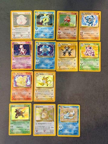 Pokémon - 13 Mixed collection - WOTC - Base set, Jungle, Nieuw
