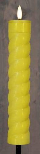 Led fakkel solar geel swirl annas collection met timer 21x4, Ophalen of Verzenden, Nieuw