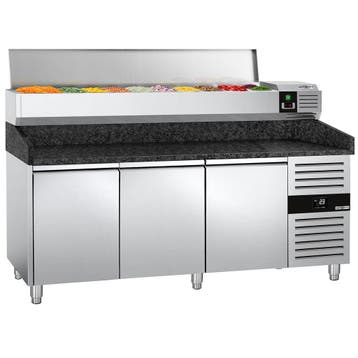 GGM Gastro | Pizza koelwerkbank PREMIUM - 2000x800mm - 3 |, Verzenden, Nieuw in verpakking