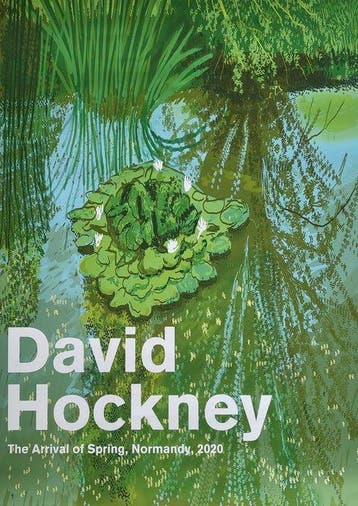David Hockney (1937) - The Arrival of Spring, Normandy, 2020