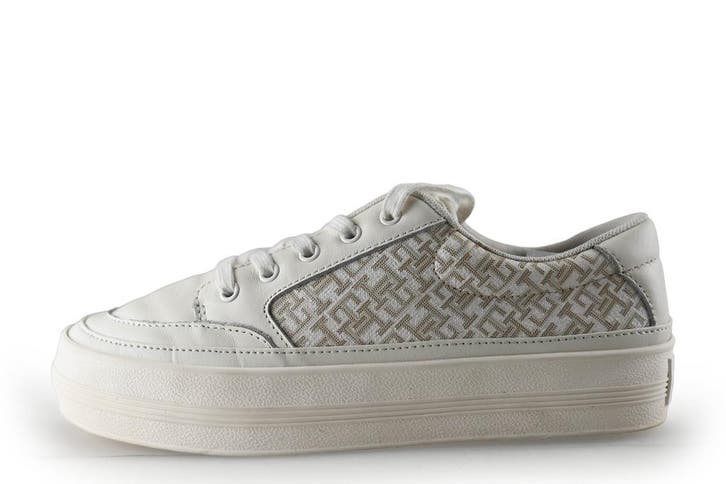 Tommy Hilfiger Sneakers in maat 38 Wit, Kleding | Dames, Schoenen, Wit, Zo goed als nieuw, Sneakers of Gympen, Verzenden