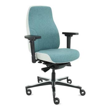 (MDK-107424) Therapod&reg; X2 bureaustoel - azuurblauw/grijs, Ophalen of Verzenden, In hoogte verstelbaar, Nieuw