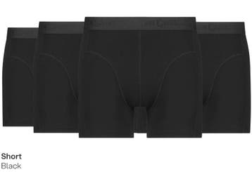 2dekans | M Black Iris 2-pack Basic men bamboo shorts Ten, Ophalen of Verzenden, Overige kleuren, Ten Cate