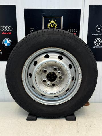 1 stuk 195/70R15C inch Fiat Ducato bj.2003 stalen velg 5x118, Gebruikt, 15 inch, Banden en Velgen, Personenwagen