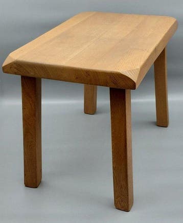 Bijzettafel - Eik - Brutalist stijl bijzettafeltje