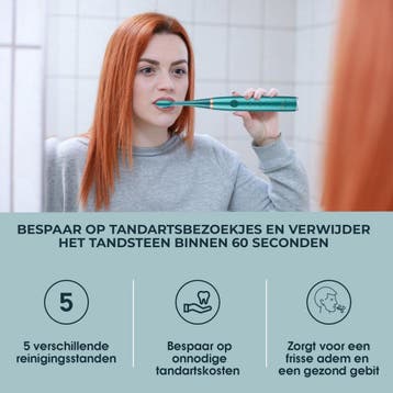 Dentect Tandsteen Verwijderaar Elektrisch – Tandplak, Ophalen of Verzenden, Zo goed als nieuw