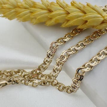 8 karaat Prince of Wales collier (Ketting), Ophalen of Verzenden, Gebruikt, Goud, Goud