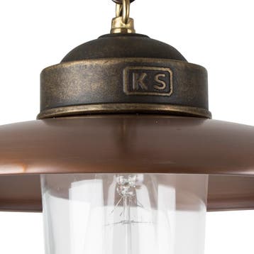 Landes Hanglamp Brons Buitenverlichting, Overige materialen, Verzenden, Nieuw, Hanglamp