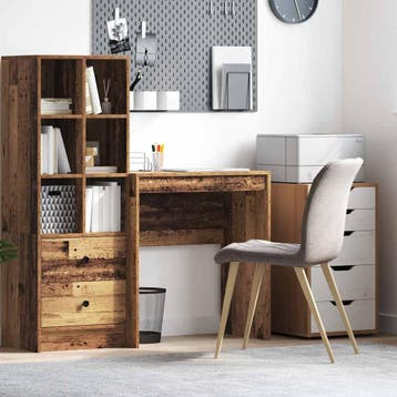 vidaXL Bureau Oudhout 70 x 40 x 76 cm, Verzenden, Nieuw