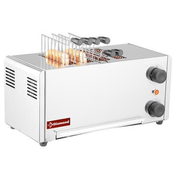 Elektrische Toaster  (croque-monsieur) , 4 Tangen - Roestvri, Ophalen of Verzenden, Nieuw in verpakking