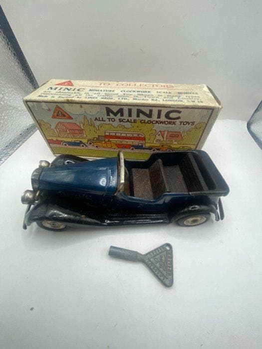 Tri-ang - Modelauto - Tri-ang Minic Clockwork Toy, Boxed, Antiek en Kunst, Antiek | Speelgoed