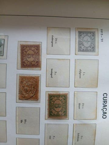 Curaçao 1915/1988 - Verzameling wb vliegtuigenzegels etc, Gestempeld
