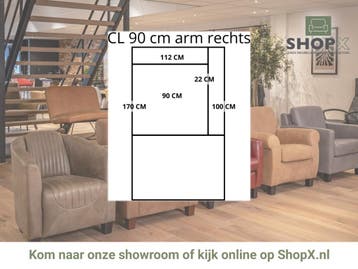 Leren elementenbank Flow - cl 90 arm rechts, Huis en Inrichting, Banken | Bankstellen, Nieuw, Leer, Ophalen of Verzenden, Rechte bank