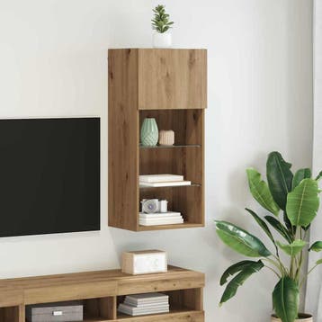 vidaXL Wandgemonteerd tv-meubel 40,5 x 30 x 90 cm Artisan, Huis en Inrichting, Kasten | Televisiemeubels, Minder dan 50 cm, Verzenden
