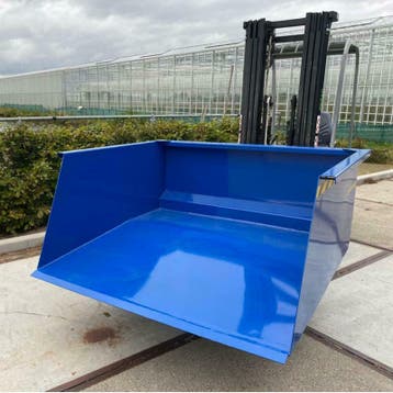 Schepbak Shovel voor Heftruck 500L tot 1500L kiep Grondbak, 1000 tot 2000 kg, Ophalen of Verzenden, Mechanisch, Voorzetapparatuur