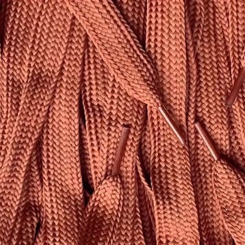 Brede veters - Terracotta • 120 140  cm x 20 mm, Ophalen of Verzenden, Nieuw