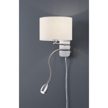 LED Wandlamp - Trion Hotia - E14 Fitting - 3W - Warm Wit, Ophalen of Verzenden, Nieuw, Metaal