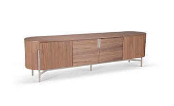 Veiling - Tv dressoir Walnoot - 220cm - Notenhout bruin - cr, Nieuw