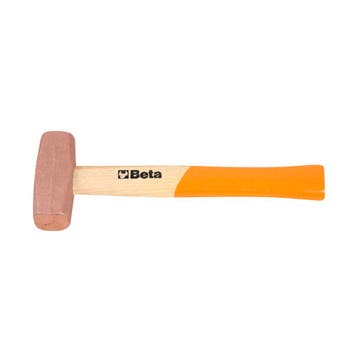 Koperen Hamer Met Houten Steel Beta Tools (Handgereedschap), Verzenden, Nieuw