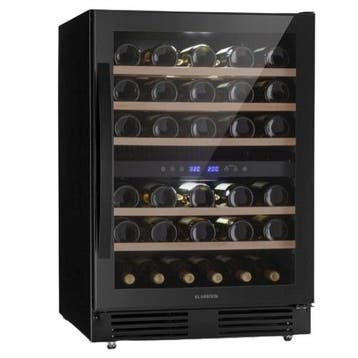 Wijnkoelkast inbouw wijnkoeler dubbel zone Vinovilla 50 Onyx, 85 tot 120 cm, Zonder vriesvak, 100 tot 150 liter, Nieuw