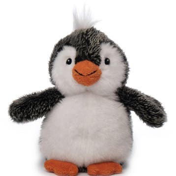 Inware pinguin knuffel - pluche - grijs/wit - 13 cm, Verzenden, Nieuw