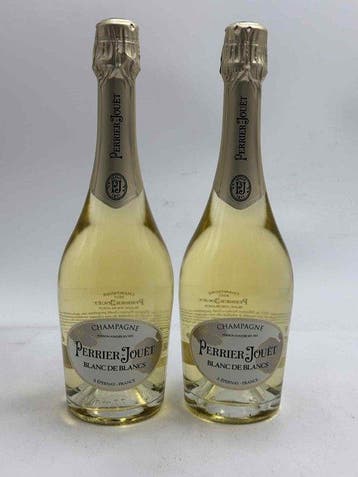 Perrier-Jouët, Blanc de Blancs - Champagne - 2 Fles (0,75, Verzamelen, Nieuw